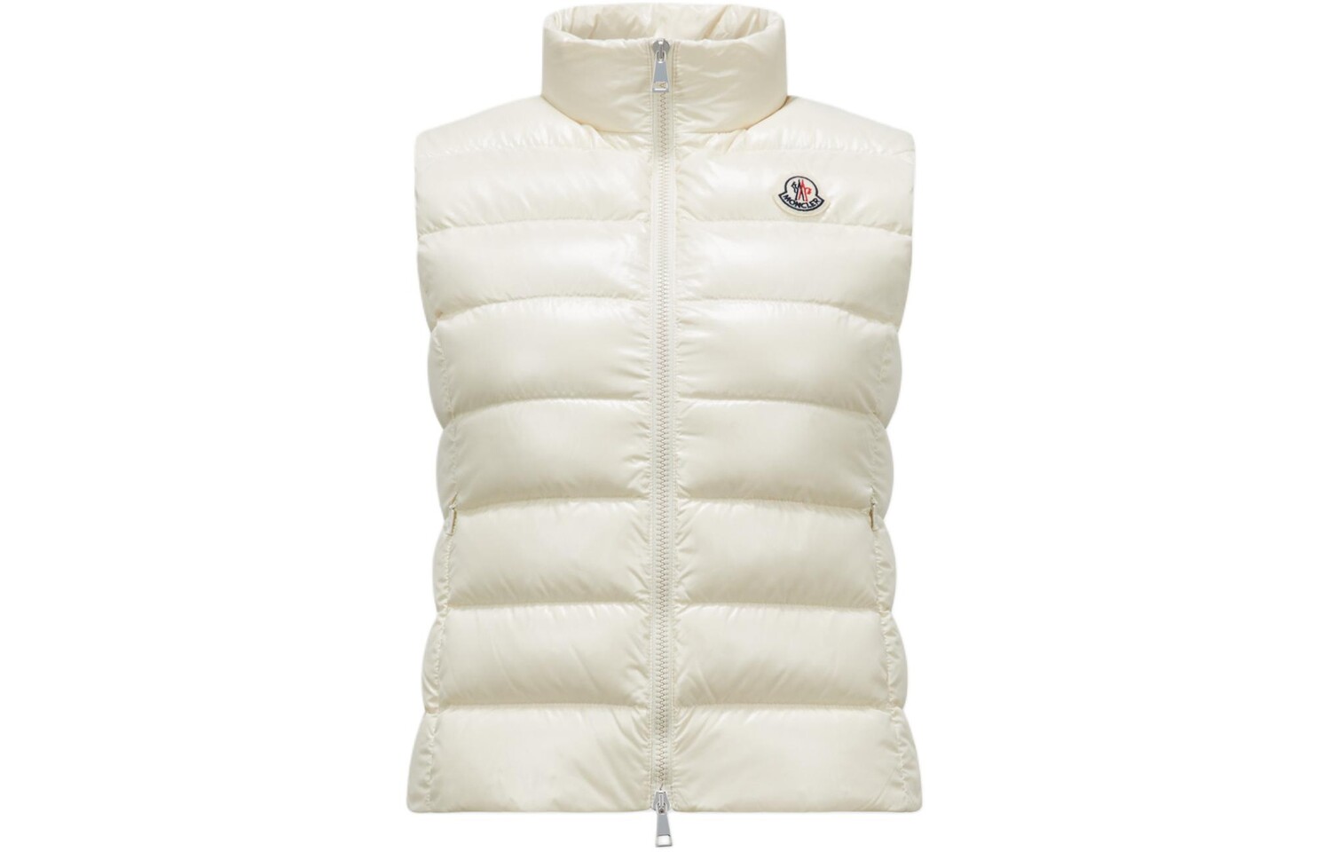 

Пуховик женский белый Moncler