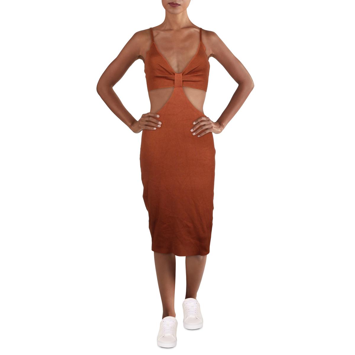 

Платье для коктейля и вечеринки Juniors Women Knit Cut Crave Fame, цвет umber