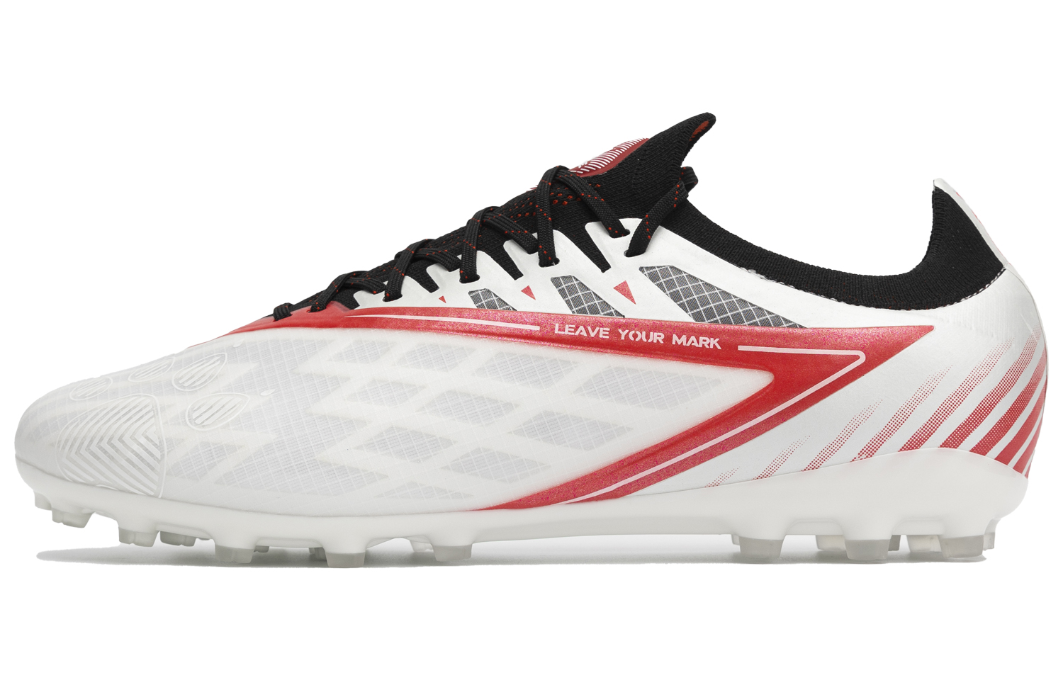 

KELME Футбольные бутсы Shadow 1.0 MG Multi Ground с искусственным покрытием, противоскользящие, износостойкие, мужские, белые, черные, красные