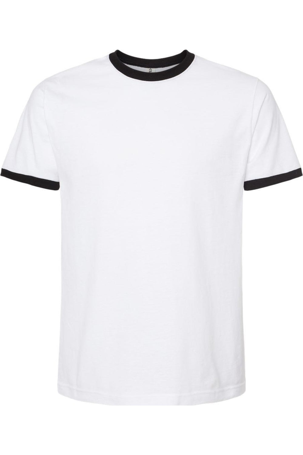 

Футболка Ringer из тонкого джерси Tultex Unisex, белый/черный