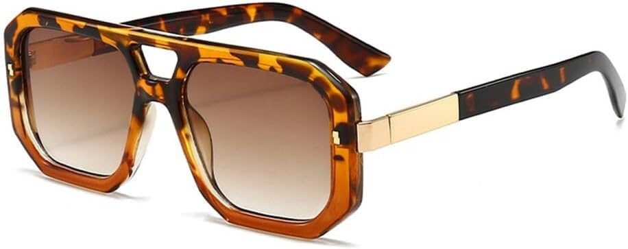 

Солнцезащитные очки с двойной перемычкой для женщин и мужчин с заклепками, прозрачные, градиентные, с защитой от УФ-излучения UV400, для занятий спортом на открытом воздухе, бега и езды на велосипеде Generic, Ttyj212-5