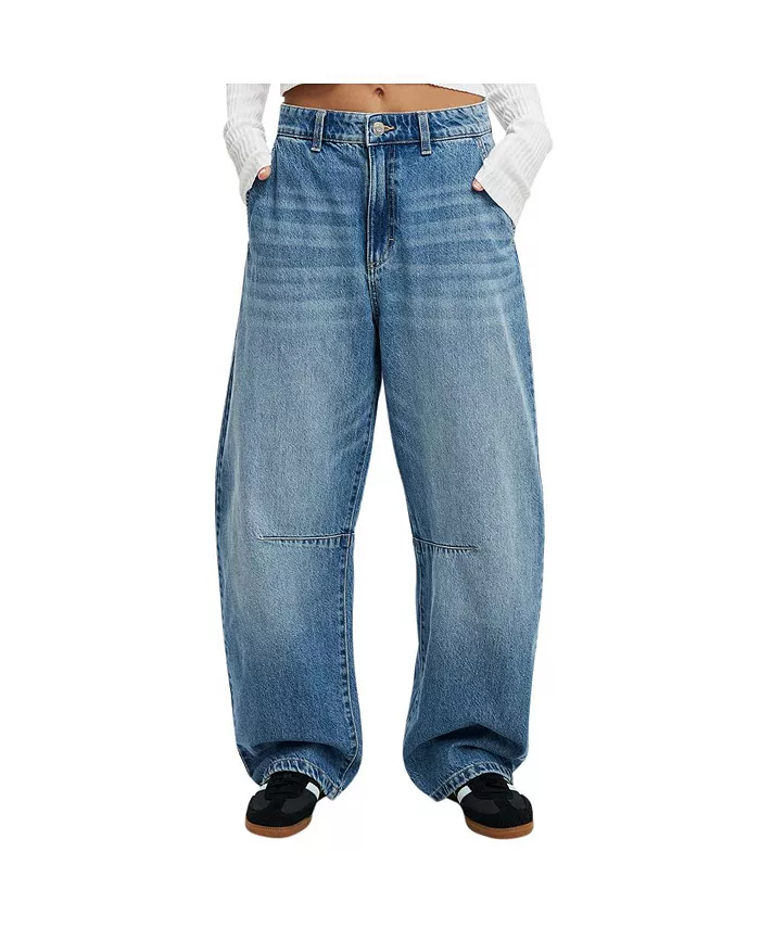 

Женские джинсы Barrel Jean COTTON ON, синий