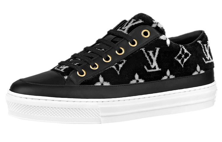 

Кроссовки LOUIS VUITTON Stellar Sneakers 'Black With White Monogram' Women's