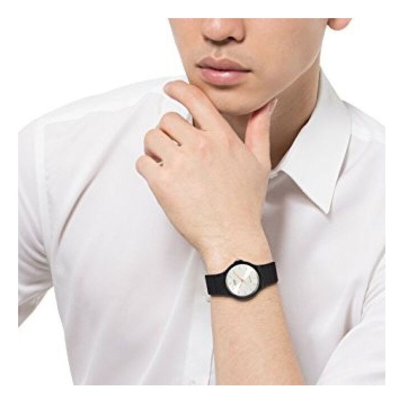 

Часы CASIO Quartz Waterproof Sports White Dial Mens White Analog, белый