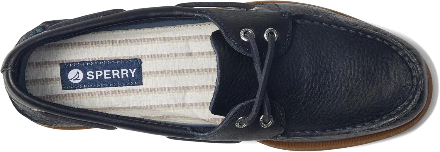 Лоферы Sperry, Navy Leather — фото 2