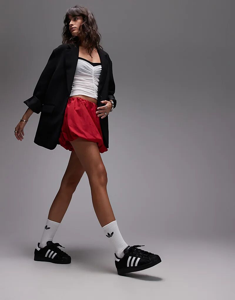 Кроссовки Adidas Originals Superstar II с ворсом пони в черно-белом цвете — фото 4