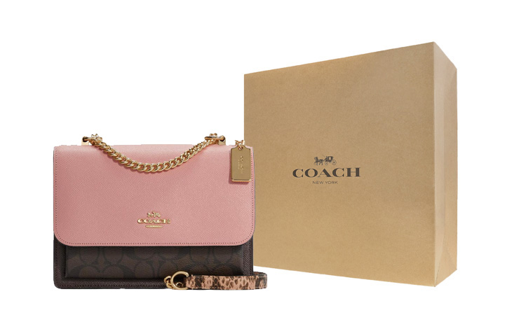 

COACH Кожаная сумка через плечо на цепочке