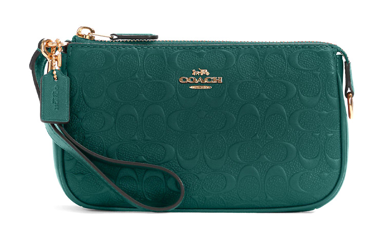

Кошелек-клатч Nolita Leather Mahjong Bag для женщин зеленый COACH