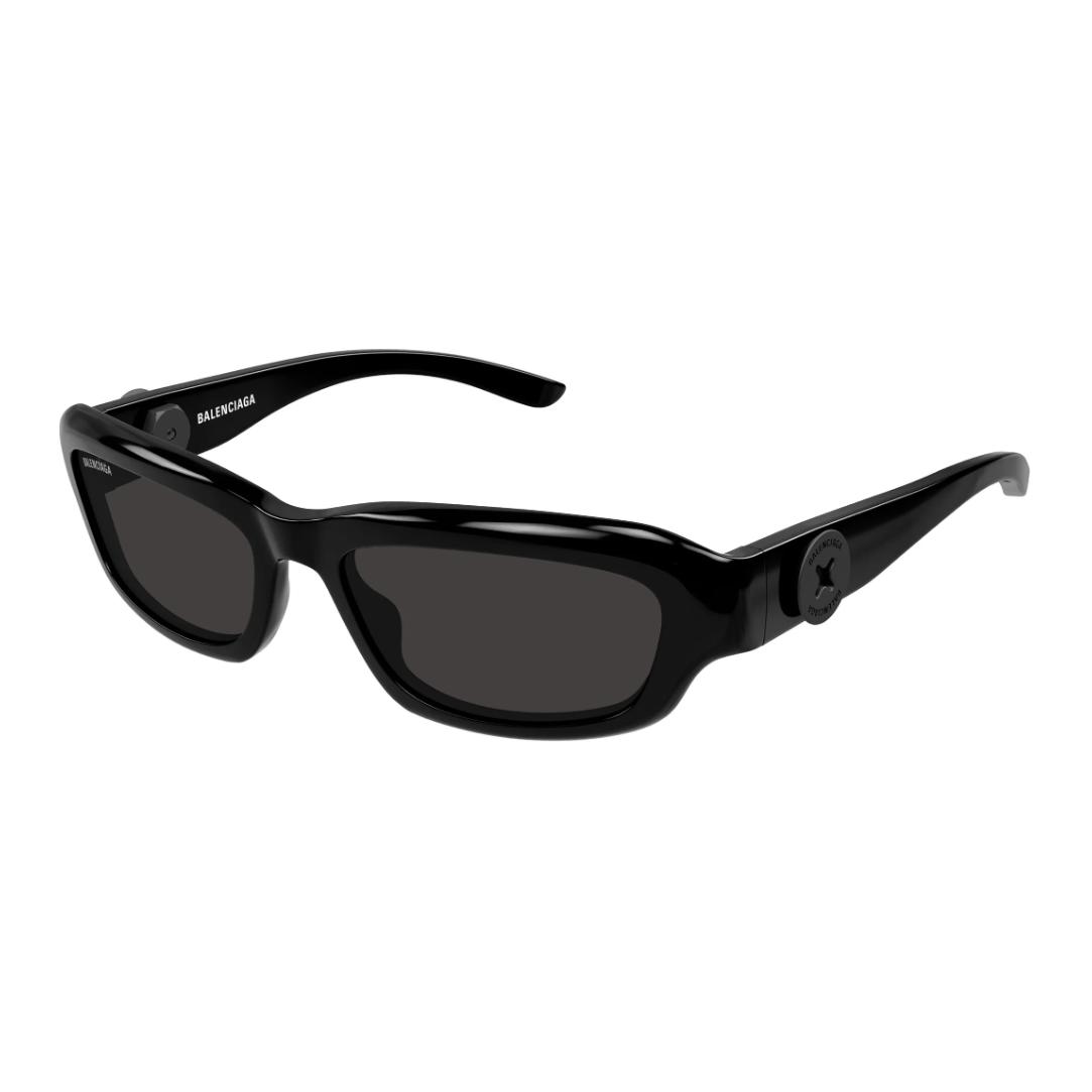 

Balenciaga Прямоугольные солнцезащитные очки в оправе, Black