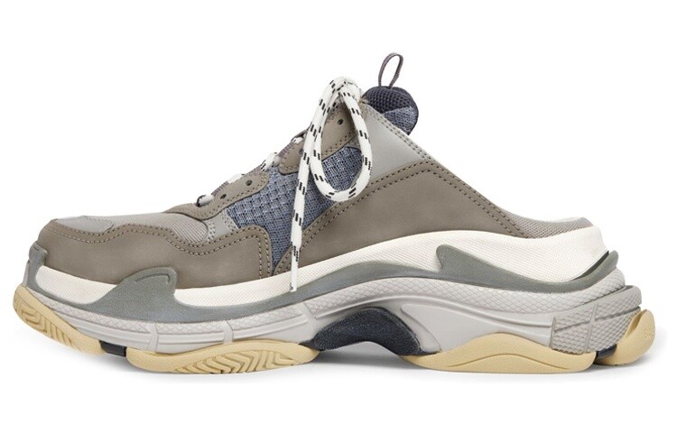 

Шлепанцы мужские Balenciaga Triple S, серый