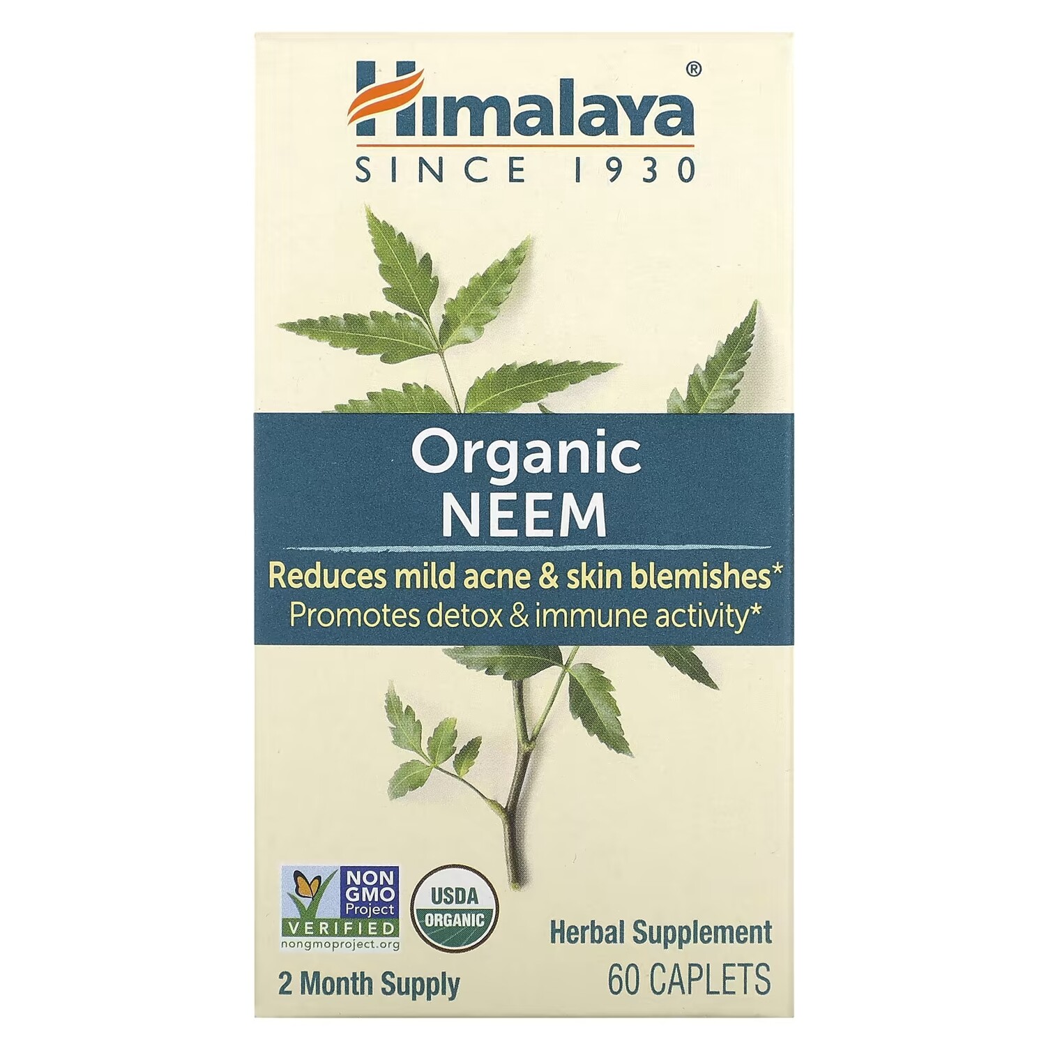 

Органический Ним Himalaya, 60 капсул