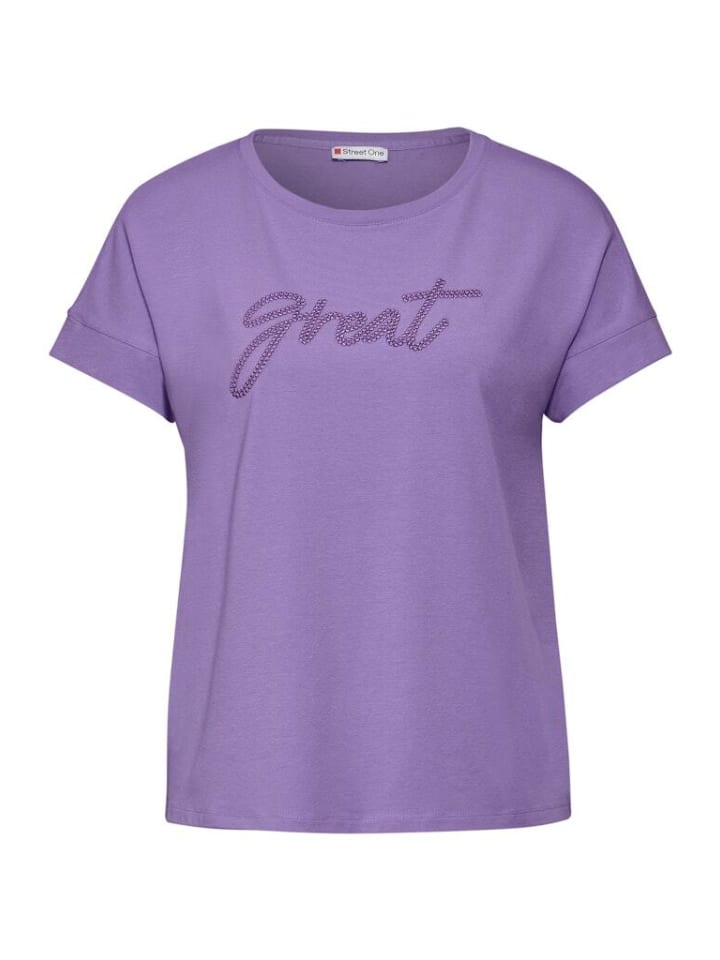 

Футболка Street One T-Shirt, цвет bellflower lilac