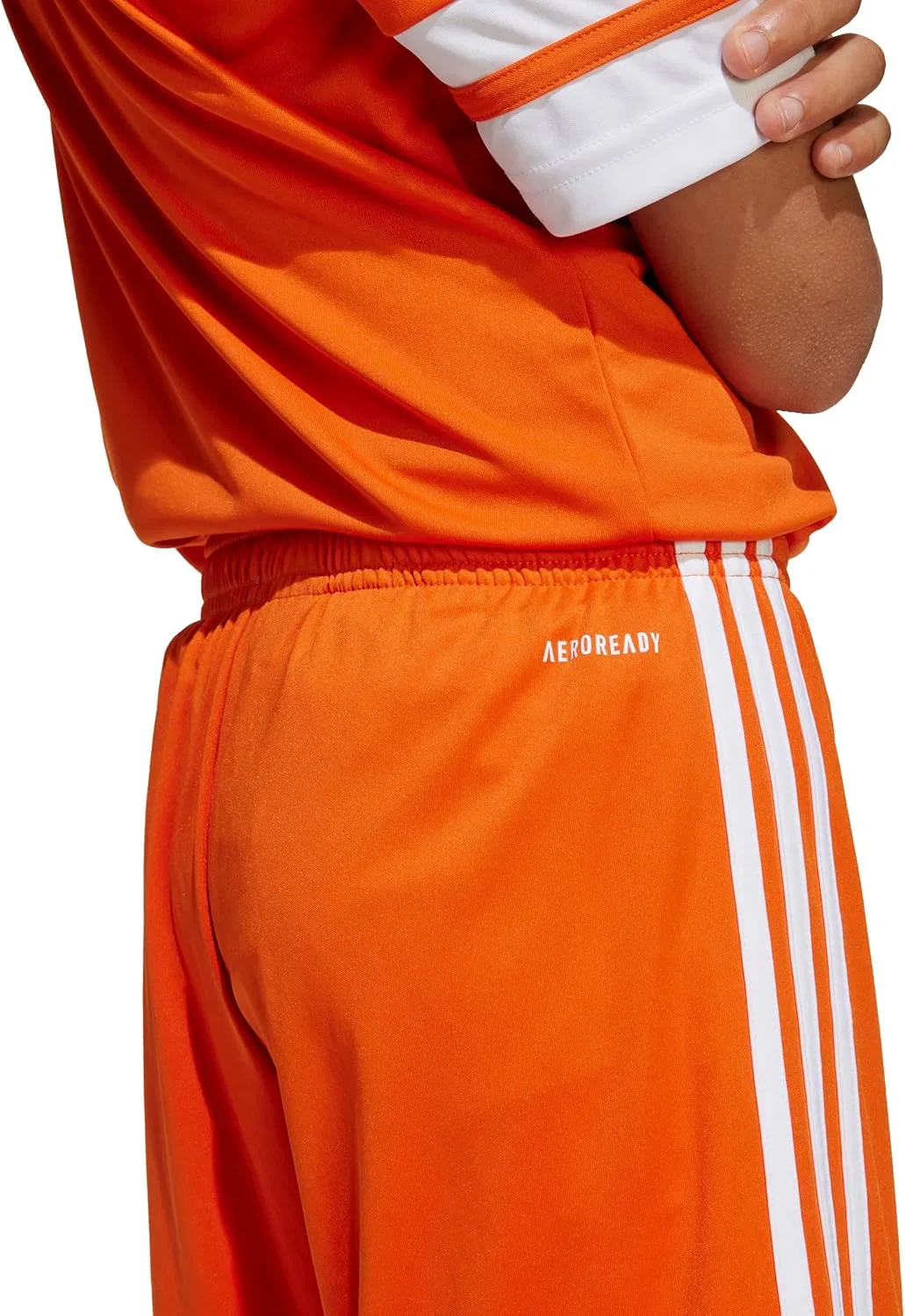 Adidas Originals Детские шорты Adidas Squadra 25, Team Orange/White — фото 3