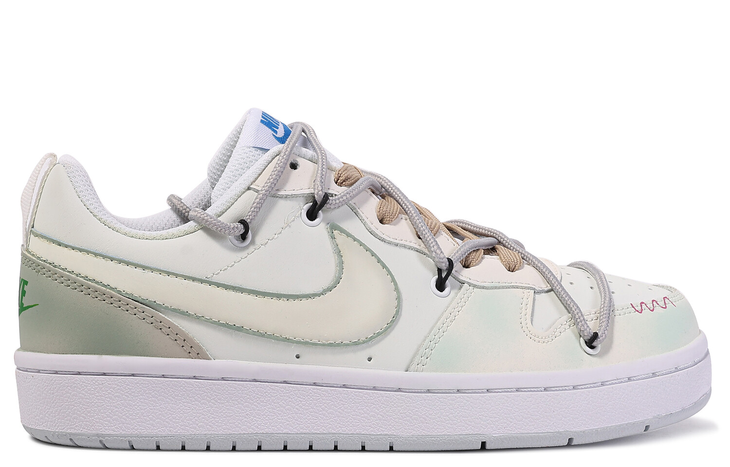 

Кеды Nike Court Borough Series Skateboard Shoes Women's Low-Top White