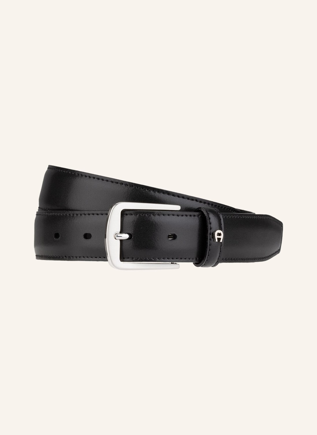 

Кожаный ремень AIGNER, черный