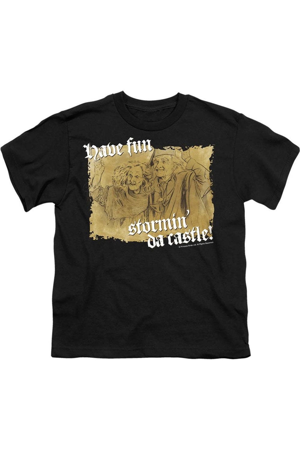 

Футболка с коротким рукавом "Принцесса-невеста: Штурм замка" для детей Gildan, черный