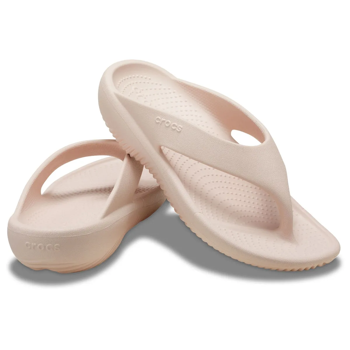 Женские шлепанцы Mellow Recovery Womens Flip W Crocs, пастельно-розовый — фото 2