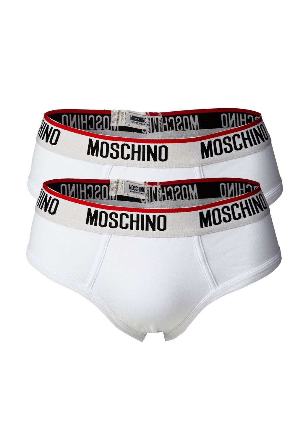 

Мужские трусы, комплект из 2 шт.: трусы, трусы, хлопок стрейч, однотонные MOSCHINO