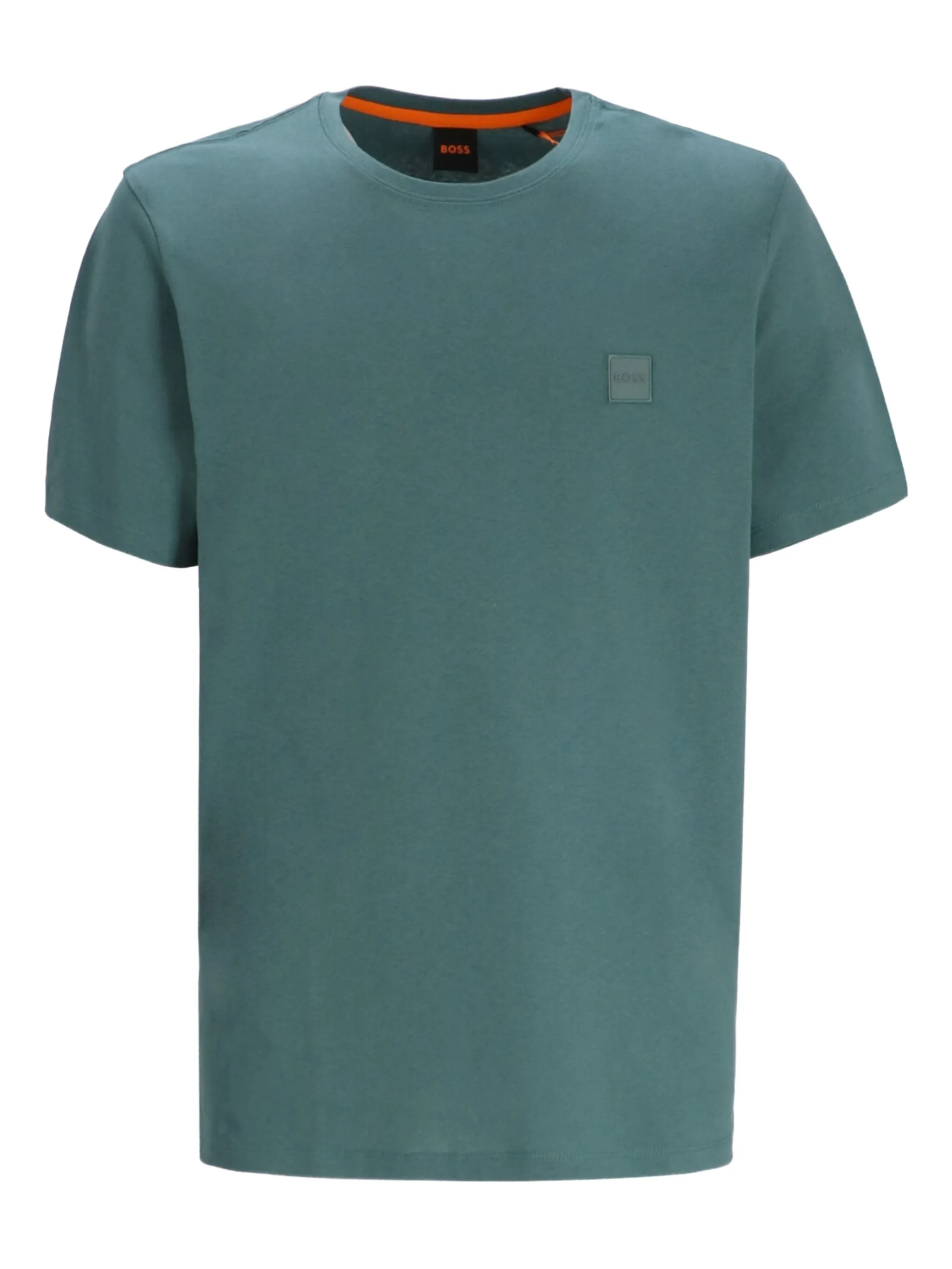 

Футболка с нашивкой-логотипом Boss, зеленый
