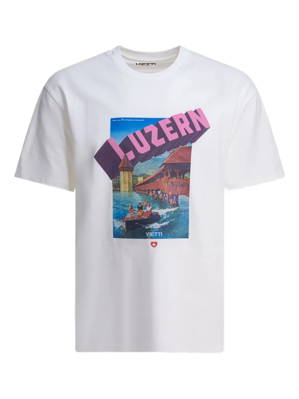 

Футболка Luzern с принтом VIETTI MERCHANDISE, белый