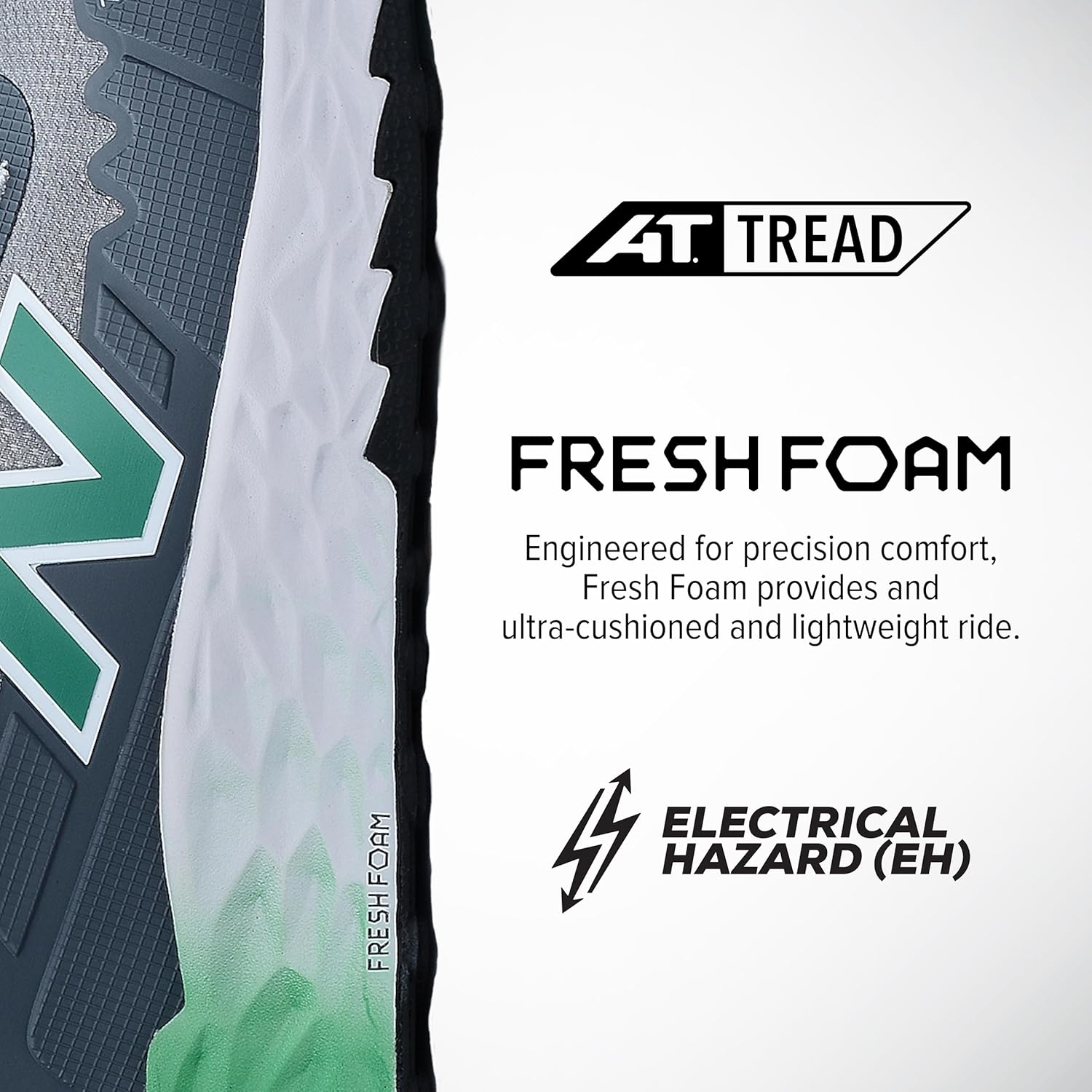 Мужские кроссовки New Balance Fresh Foam Cremorne Composite, зеленый — фото 4