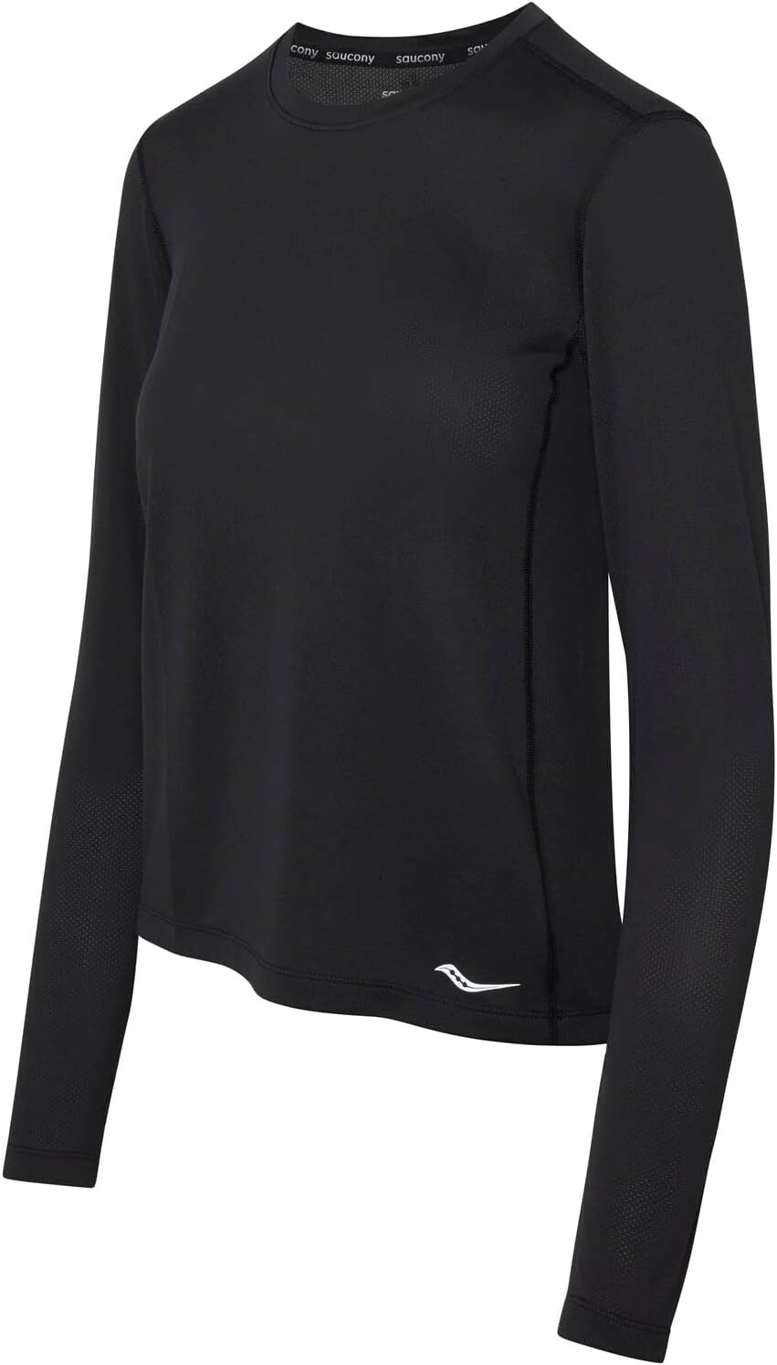 

Лонгслив Saucony Stopwatch Long Sleeve, черный