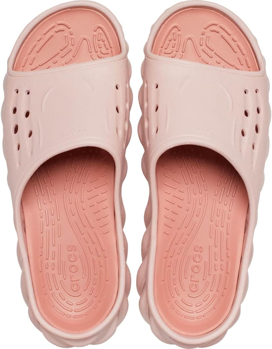 Унисекс сандалии Crocs Echo Slide для взрослых, розовый — фото 3