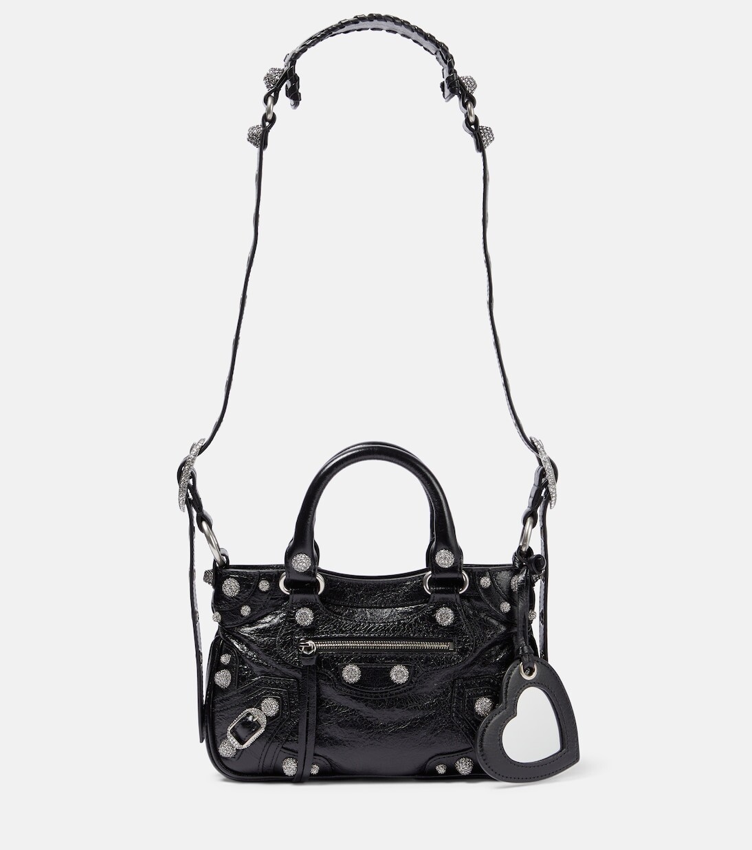

Кожаная сумка-тоут neo cagole xs Balenciaga, черный