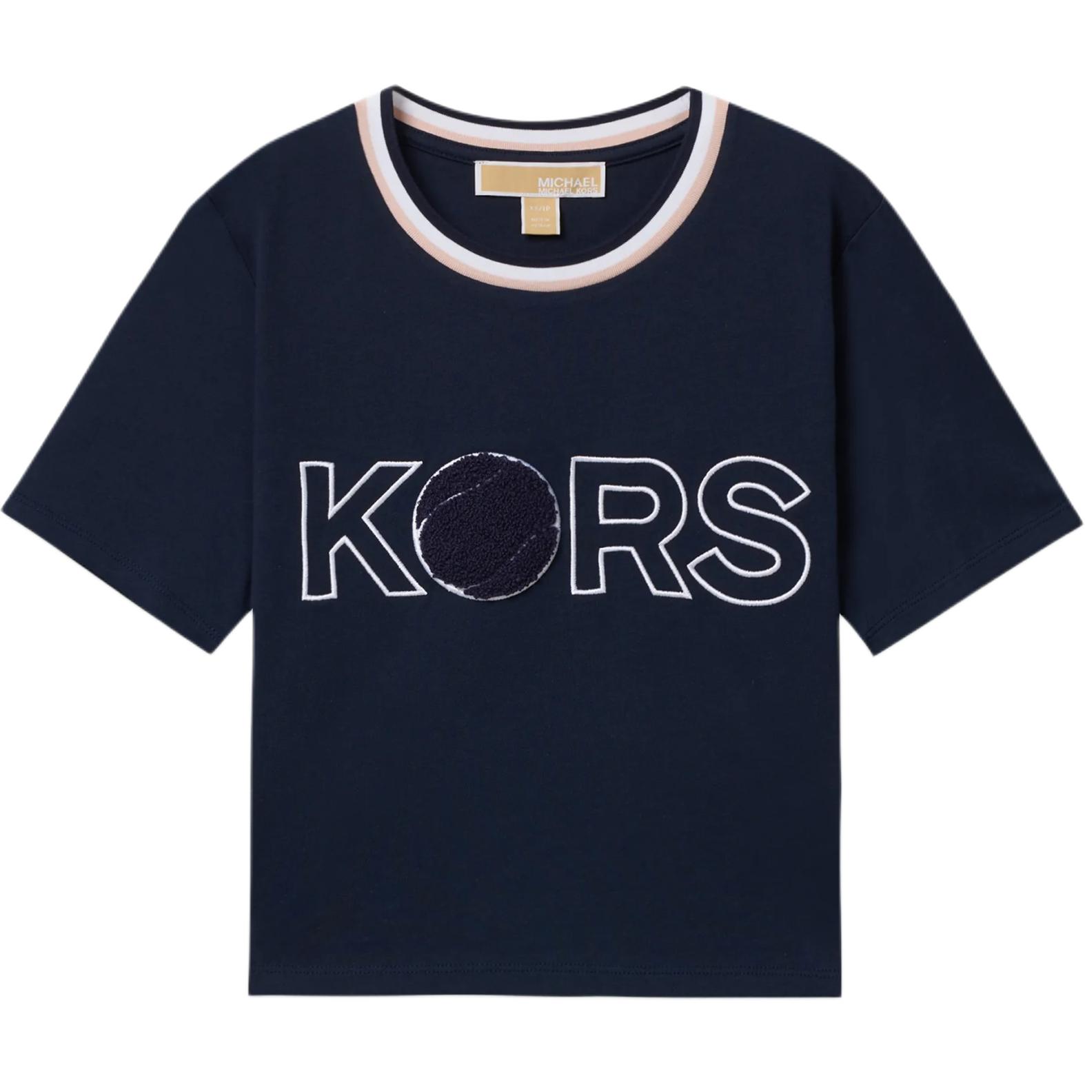 

MICHAEL KORS Обычная футболка женская темно-синяя