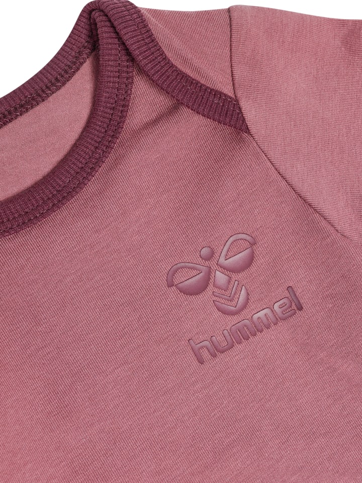 Комбинезон на кнопках Hummel Hmlmaule для девочек розово-коричневого цвета Hummel — фото 3