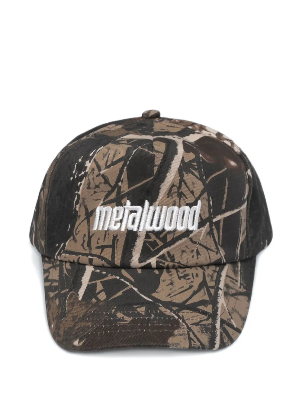 

Бейсболка с логотипом Metalwood Studio, коричневый