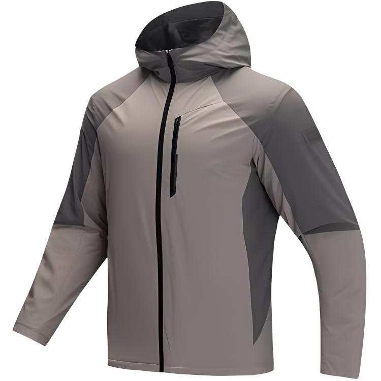 

Куртка для разнообразных тренировок мужская Silent Gray/Light Chestnut Gray ANTA, серый