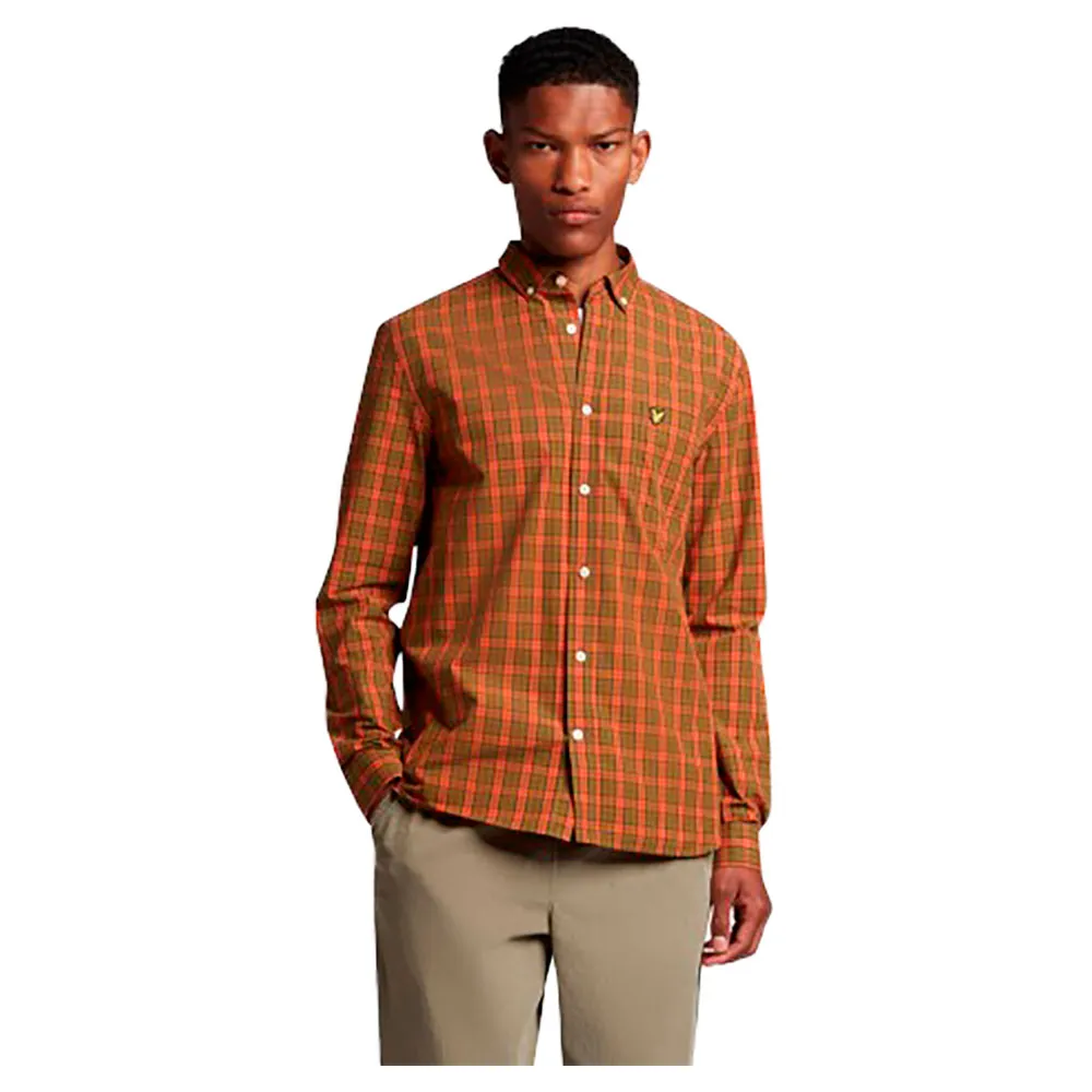 

Рубашка Lyle & Scott LW1309V, коричневый