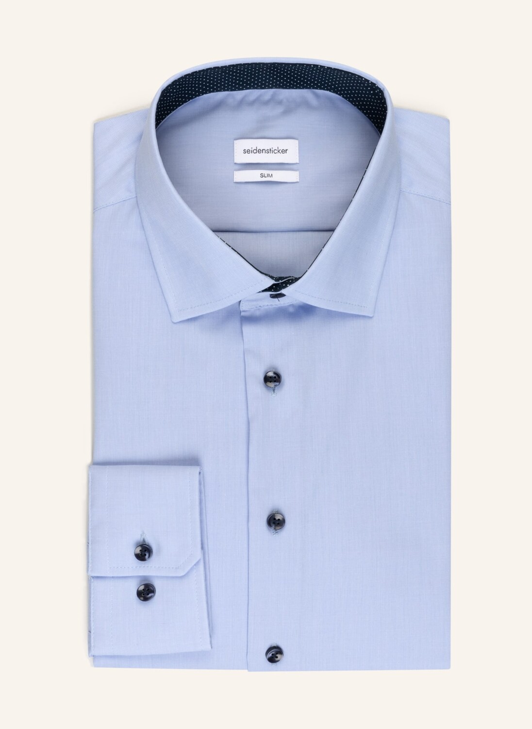 

Рубашка seidensticker Slim Fit, светло-синий