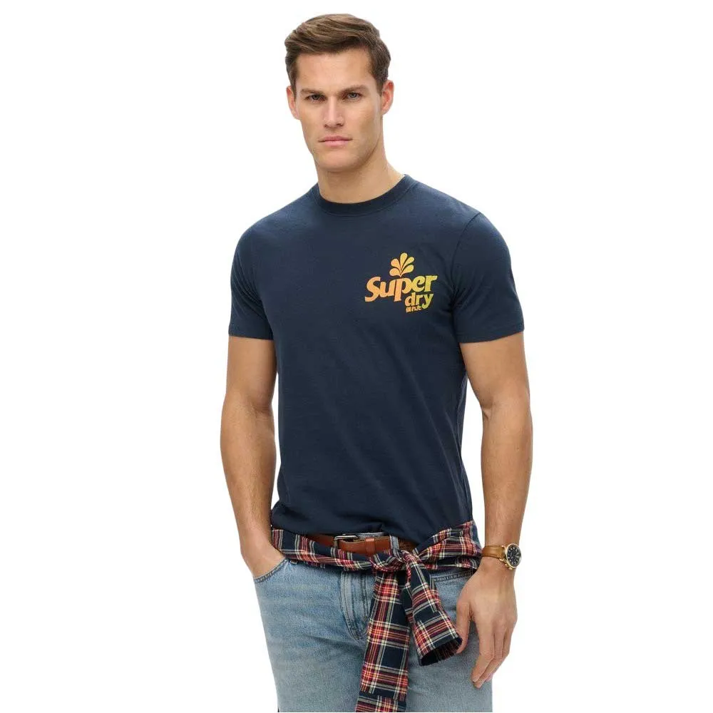 

Футболка с коротким рукавом Superdry Fade, синий