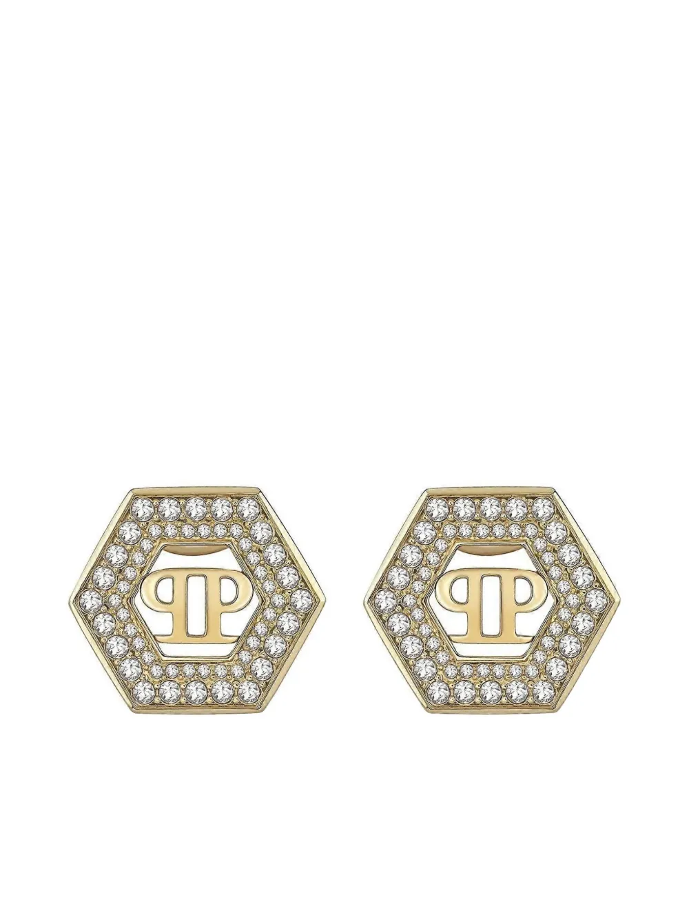 

Серьги Legacy, украшенные кристаллами Philipp Plein, золотой