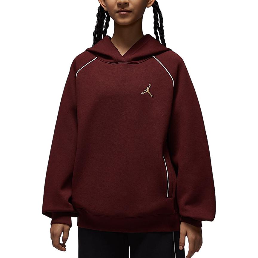 

Детские худи с капюшоном Moderate Jordan, темно team красный