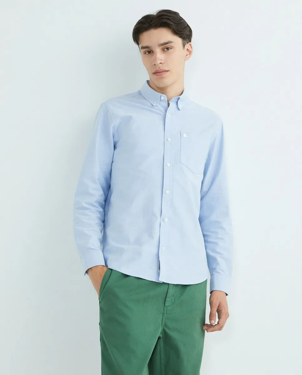 

Рубашки, блузки и топы Рубашка L/S с логотипом C Carhartt WIP, синий