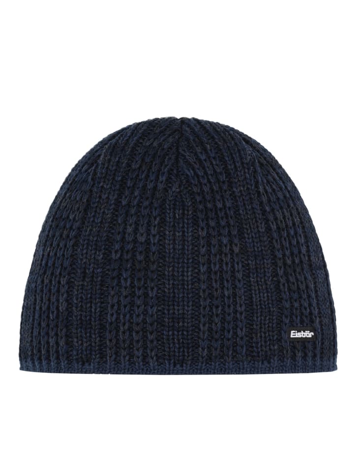 

Вязаная шапка Rene MÜ XL темно-синего цвета Eisbär