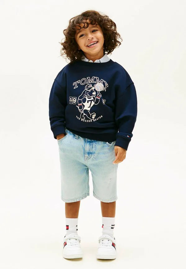 Потертые джинсовые шорты Tommy Hilfiger, Denim Light