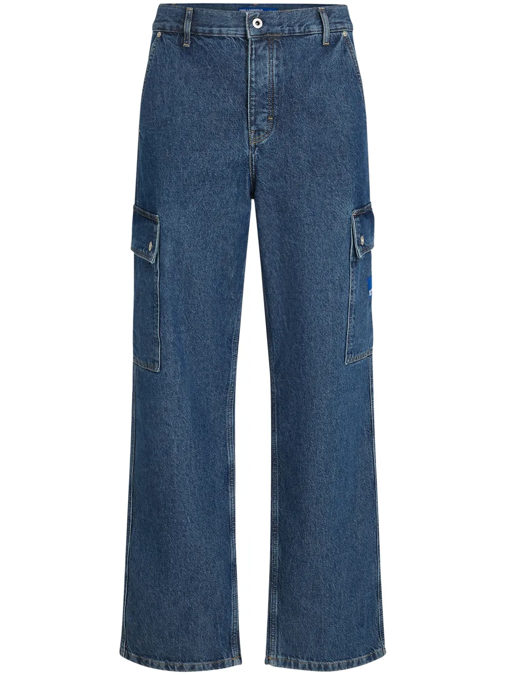 

Широкие джинсы Utility Karl Lagerfeld Jeans, синий