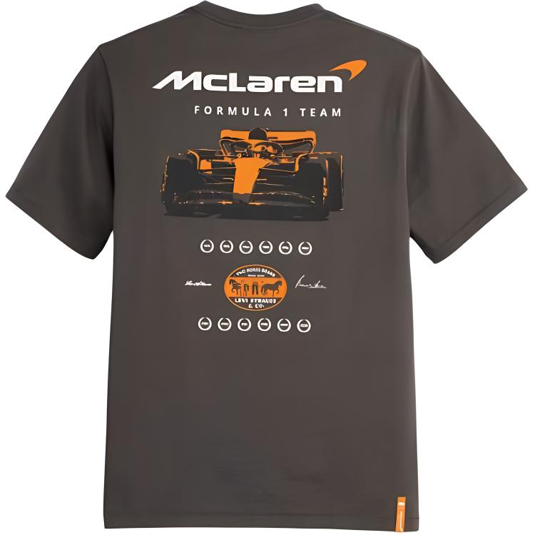 Футболка Levi's McLaren Racing Co branded Edition мужская Levis, темно-серый — фото 3