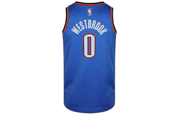 Майка Nike MENS NBA Oklahoma City Thunder Russell Westbrook 0 Swingman Tank Blue, синий — фото 2