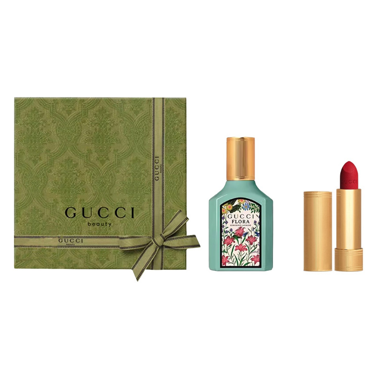 

Помада dreamy jasmine с бархатно-матовым финишем наборы парфюма eau de parfum edp ароматическая композиция scent profile GUCCI, Two-Piece Set: Dreamy Jasmine Scent Women's Perfume 30ml+#25 Velvet Lipstick