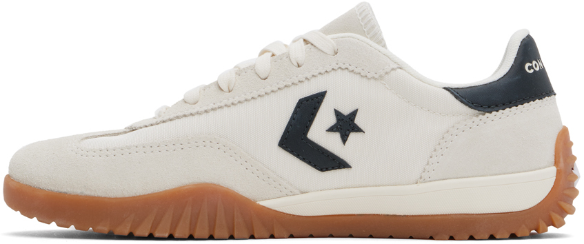 Низкие кроссовки Off-White Run Star Trainer Converse, Egret/Black/Honey — фото 3