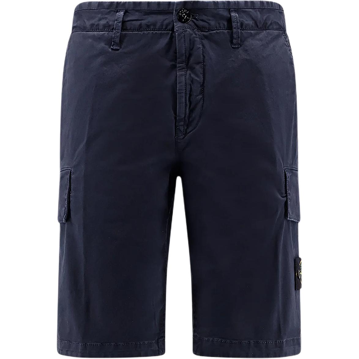 

Шорты карго с принтом Compass STONE ISLAND, синий