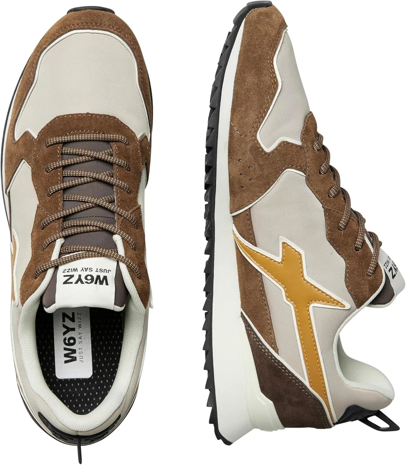 Кроссовки w6yz TW6YZ Jet-M Suede/Textile/St 0012013560.40.1f39 Blu Verde Rosso, Beige — фото 4