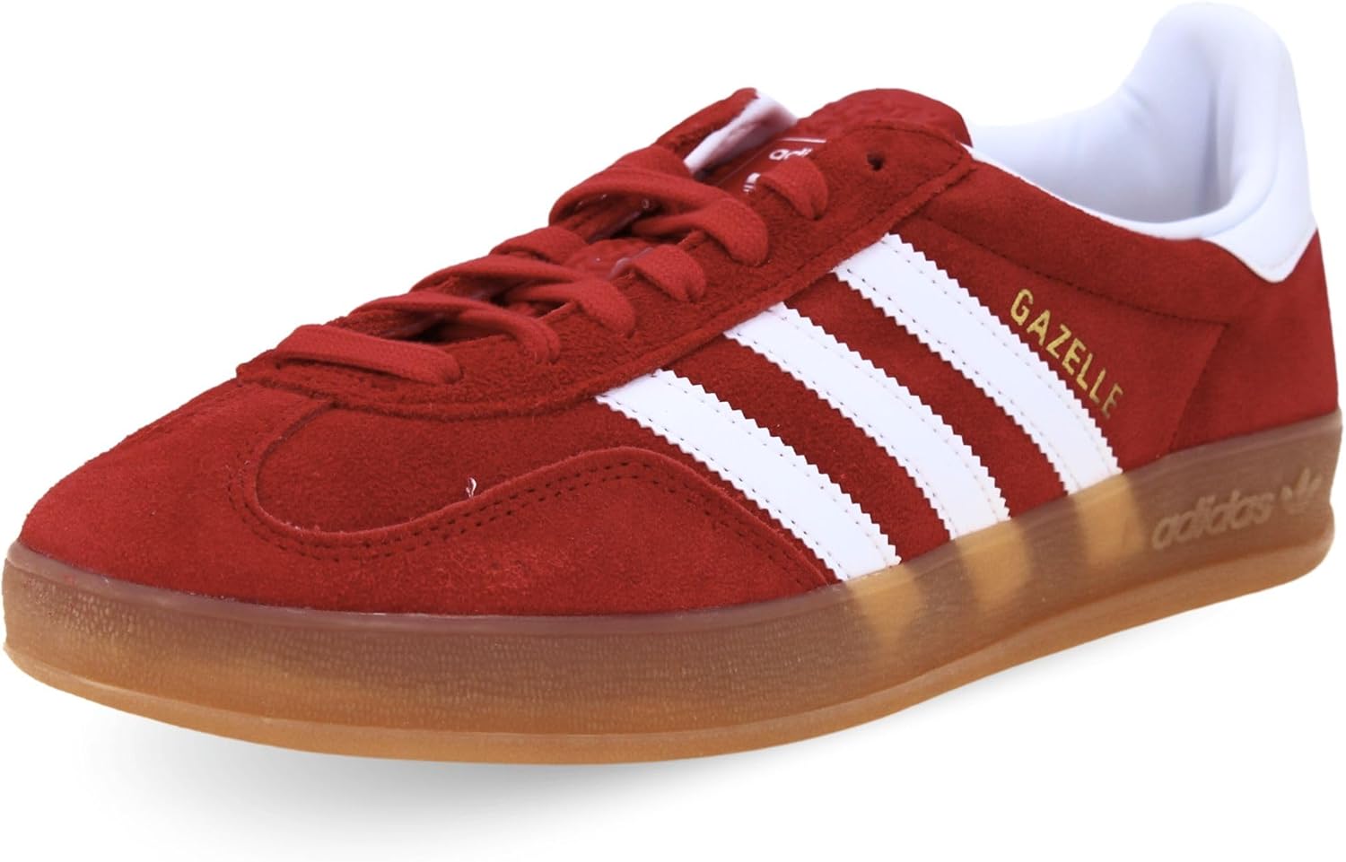 

Мужские кроссовки adidas Gazelle для зала, белый/карамельный/алый