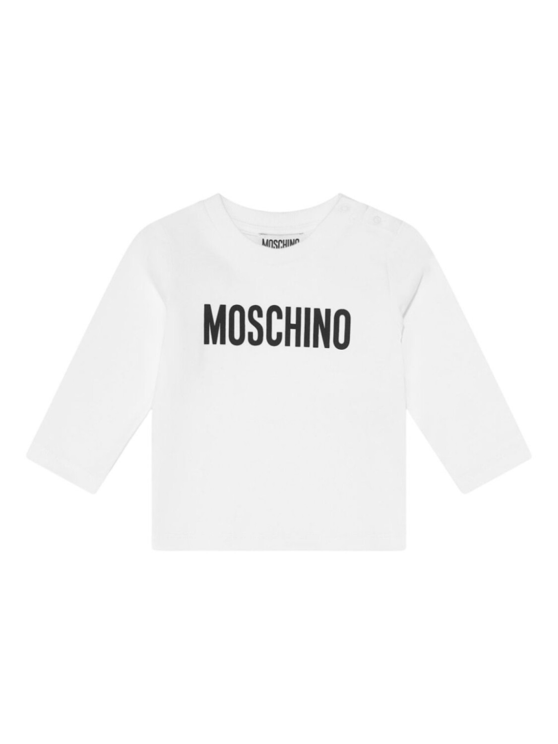 

Футболка с логотипом Moschino Kids, белый