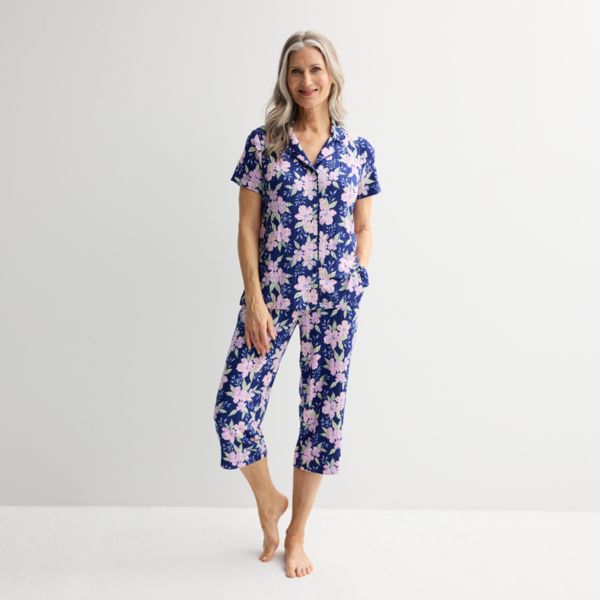 

Женский пижамный комплект Wonderluxe Croft & Barrow, цвет contessa floral